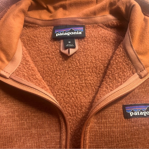 Patagonia Womens  1/4 Zip Better Sweater Pullover Burnt Orange - Size Medium - Picture 1 of 6